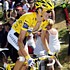 Andy Schleck pendant la quinzime tape du Tour de France 2010